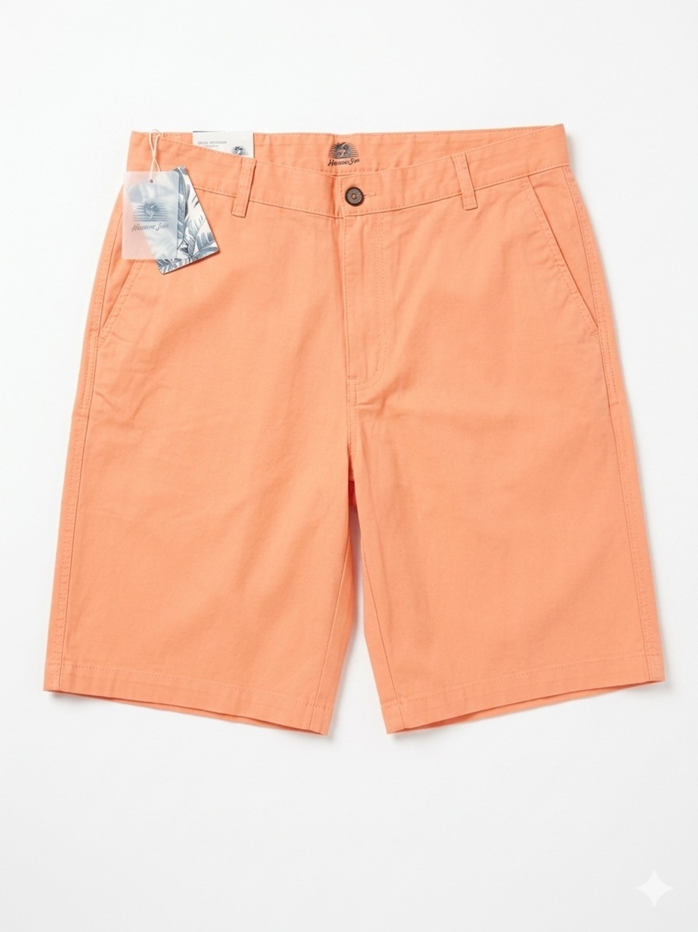 Men's Havana Jim 9” Casual Shorts in Coral - Picture 3 of 4